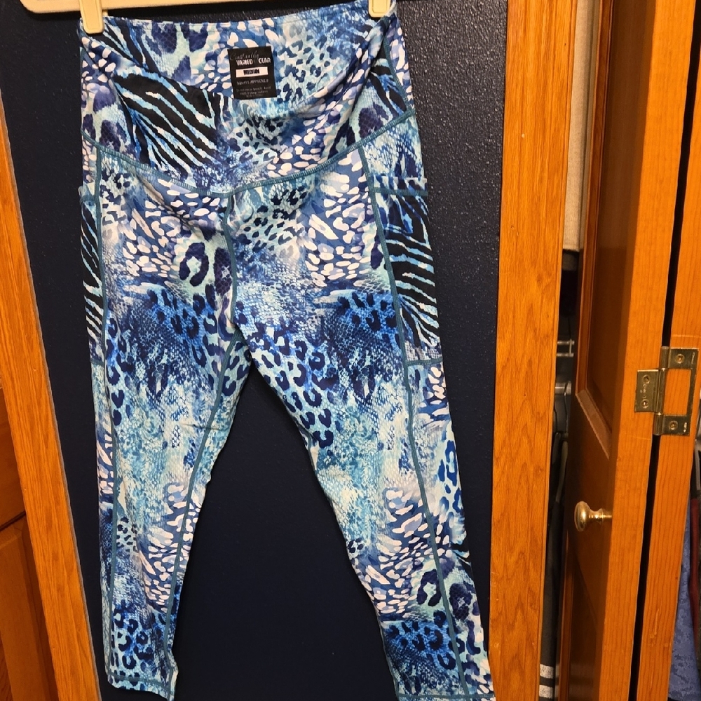 Retired Constantly Varied Gear Kids Leggings - Blue Animal Print